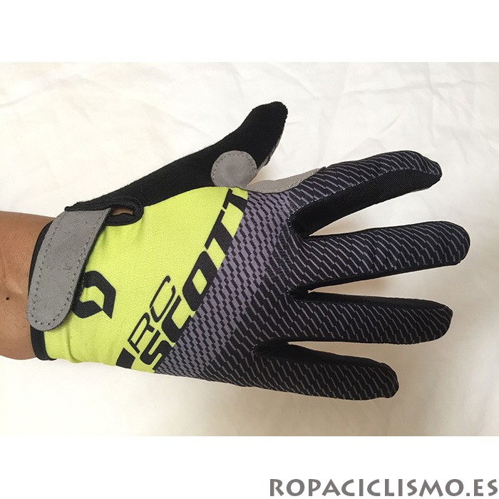 2020 Scott Guantes Largos Amarillo Gris